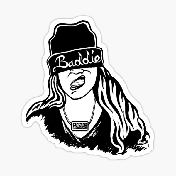 shawty a lil baddie  Sticker for Sale by cbeaaa