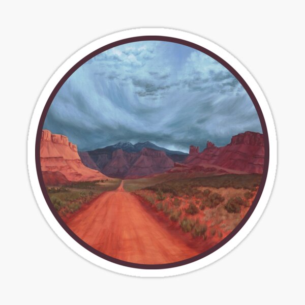 Item preview, Storms Over Castle Valley designed and sold by wildstudioart.