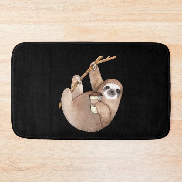 Item preview, Three Toed Sloth Just Hangin Out Enjoying a Coffee designed and sold by SummerBaker376.