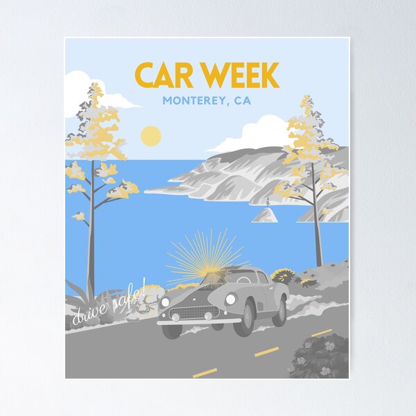 Item preview, Car Week - Monterey, California designed and sold by nateloewen.