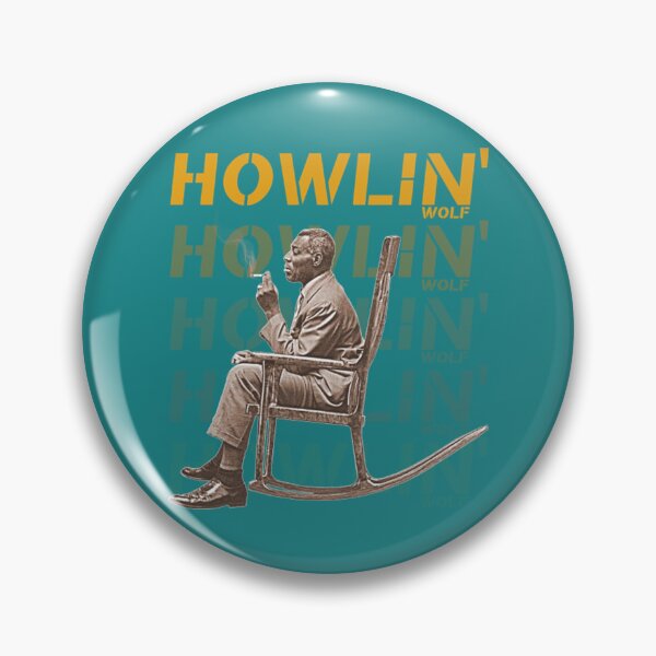 Item preview, Howlin' Wolf Soul Man Rockin' Chair FanArt designed and sold by MatsumotoEden.