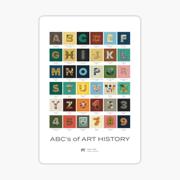 Item preview, ABC's of Art History designed and sold by Paul Twa.