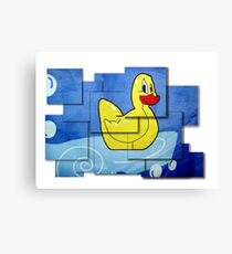 David Hockney's Shower Curtain Canvas Print