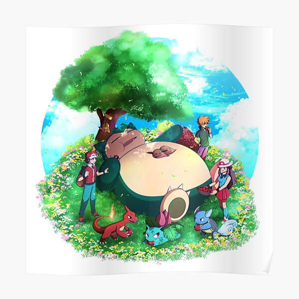 Snorlax Posters Redbubble