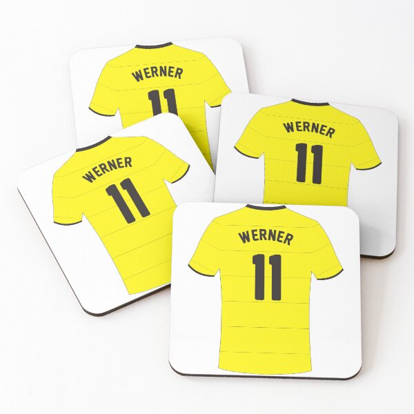 Item preview, Timo Werner Jersey Stickers designed and sold by Piqu89.