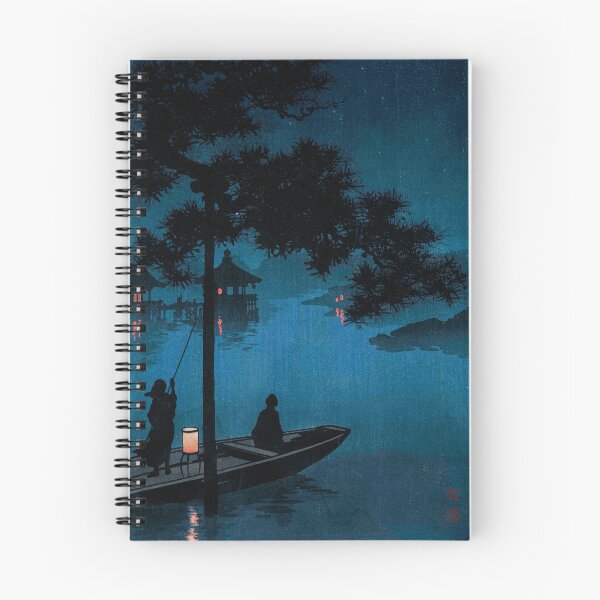 Item preview, Japanese Vintage Art Koho Shoda Stars over Biwa Lake designed and sold by TeeARTHY.