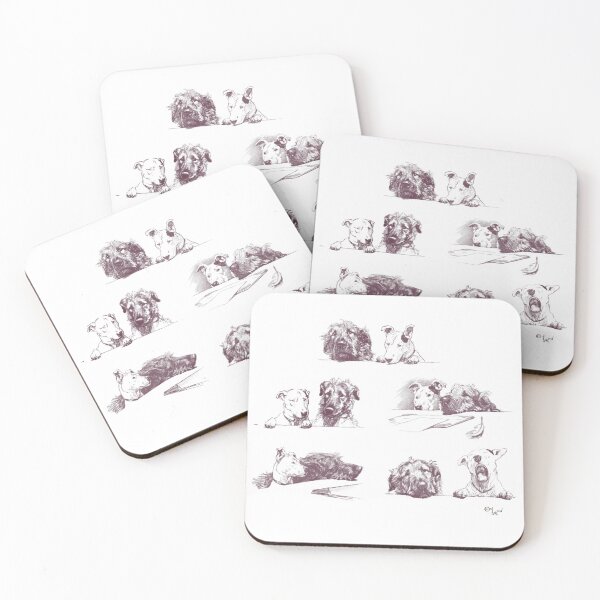 Item preview, Irish Wolfhound and Bull Terrier by Cecil Aldin designed and sold by ebrawne.
