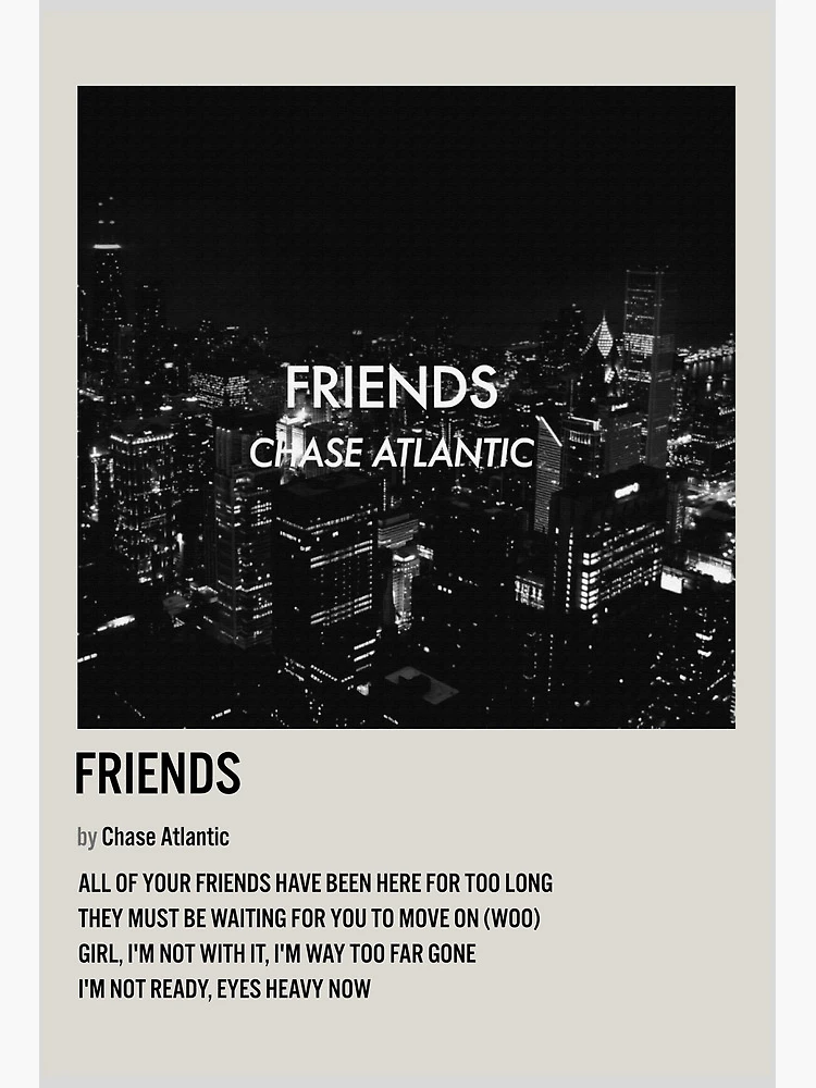 Chase Atlantic friends Art Board Print for Sale by astroavaa