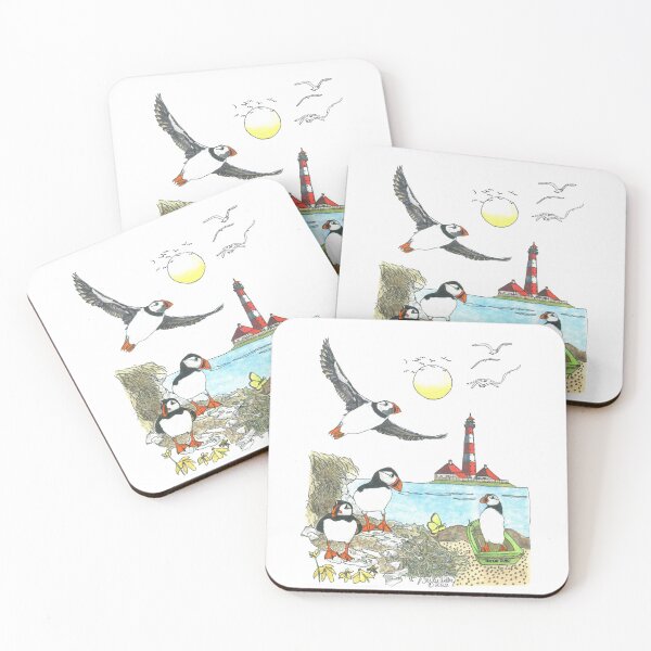 Item preview, Four Puffin designed and sold by ArtbyTerrieD.