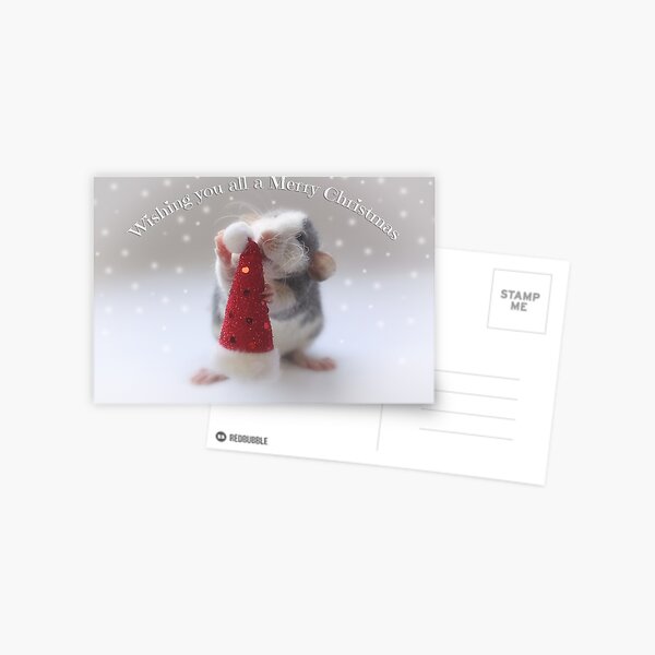 Wishing you a Merry Christmas! Postcard