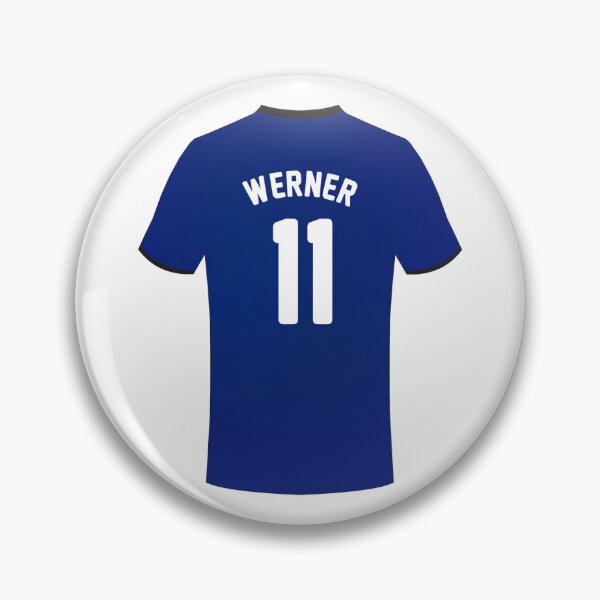 Item preview, Timo Werner Jersey Stickers designed and sold by Piqu89.