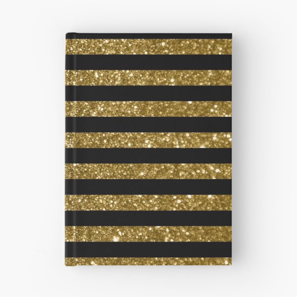 Item preview, Black and Golden Glitter Vintage Stripes designed and sold by Gerson Ramos.