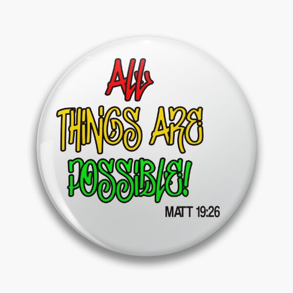 Item preview, All Things Are Possible designed and sold by Tommysteelo501.