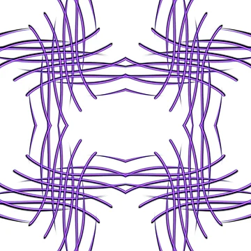 Artwork thumbnail, Violet plaid pattern by Meo Design