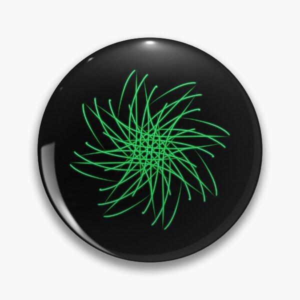 Item preview, Bright green star, abstract art designed and sold by Meo Design.