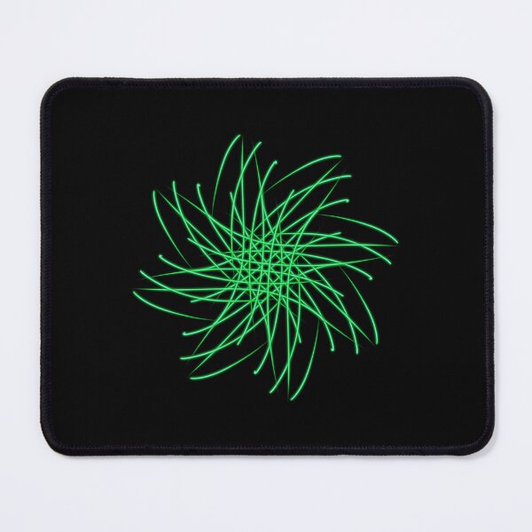 Item preview, Bright green star, abstract art designed and sold by Meo Design.