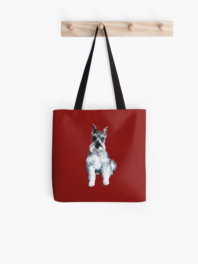 schnauzer tote bag