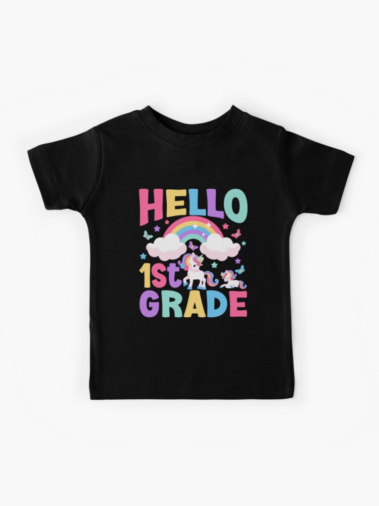 Kids First Grade Unicorn Back To School Girls 1st Grade Shirt Kids First Grade Unicorn Back To School Girls 1st Grade Shirt