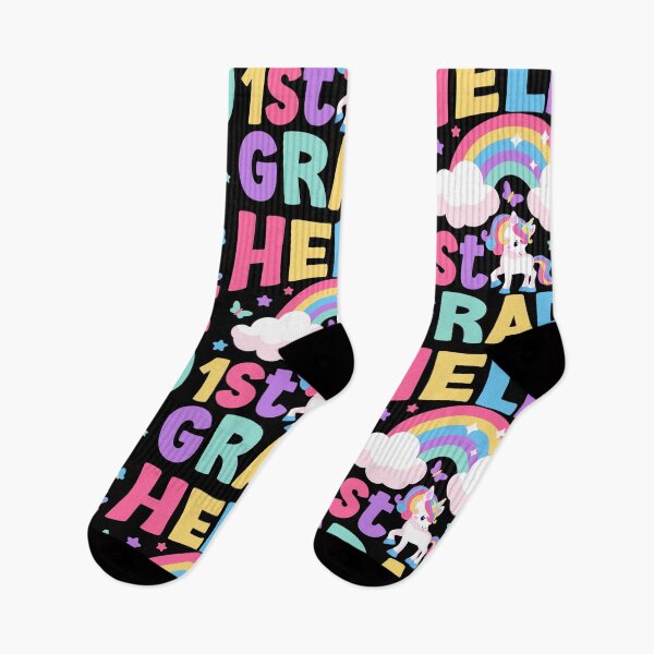 Item preview, Hello First Grade Unicorn Rainbow Back To School Teacher T-shirt designed and sold by KGN  CREATIVITY.