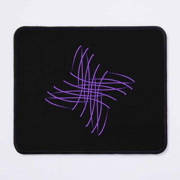 Item preview, Violet cross, abstract art designed and sold by Meo Design.
