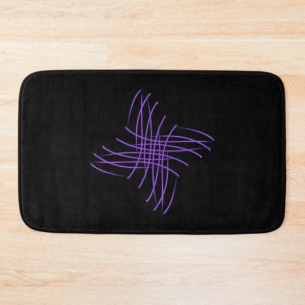 Item preview, Violet cross, abstract art designed and sold by Meo Design.