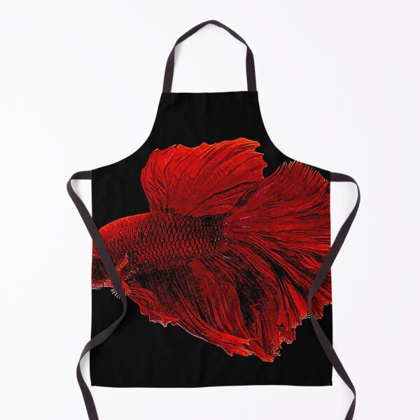 Item preview, Red Betta Splendens - Siamese Fighting Fish designed and sold by Custom Pet Portrait Art Studio.