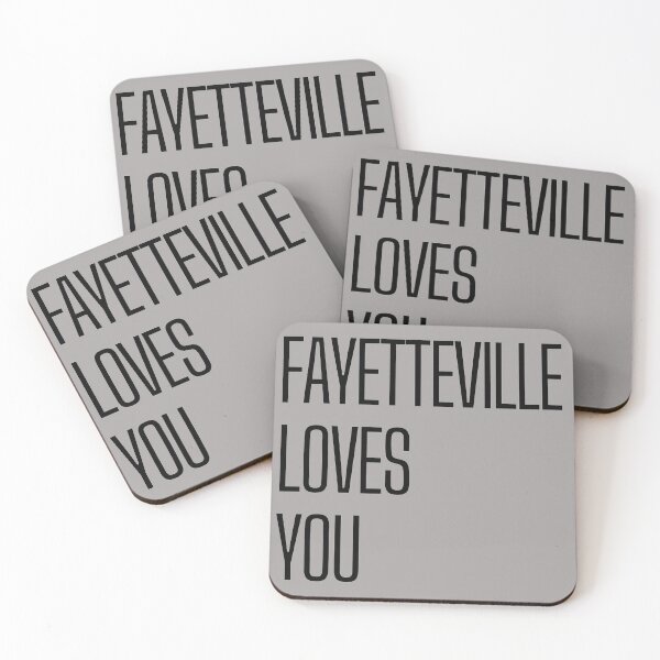 Item preview, Bold Fayetteville Loves You designed and sold by Pink Ribbon.