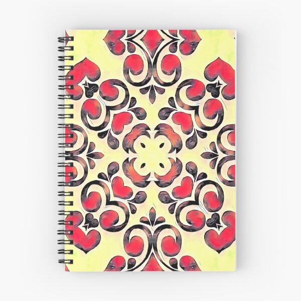 Item preview, Hearts and Swirls Geometric Pattern #2 SummerColors designed and sold by MediaArtbyMara.