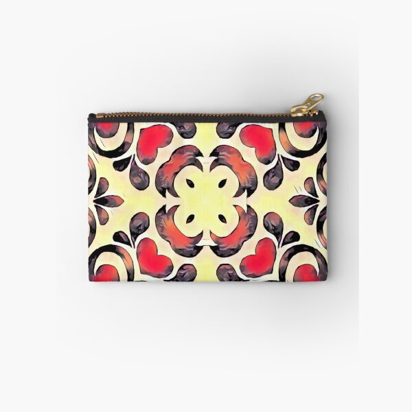 Item preview, Hearts and Swirls Geometric Pattern #2 SummerColors designed and sold by MediaArtbyMara.