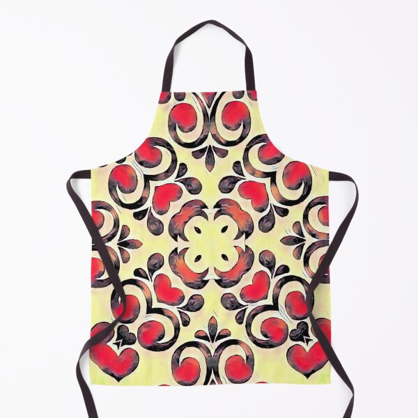 Item preview, Hearts and Swirls Geometric Pattern #2 SummerColors designed and sold by MediaArtbyMara.