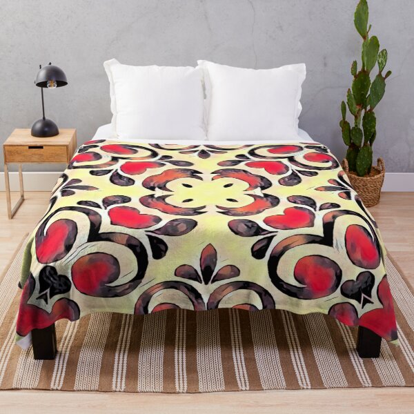 Item preview, Hearts and Swirls Geometric Pattern #2 SummerColors designed and sold by MediaArtbyMara.