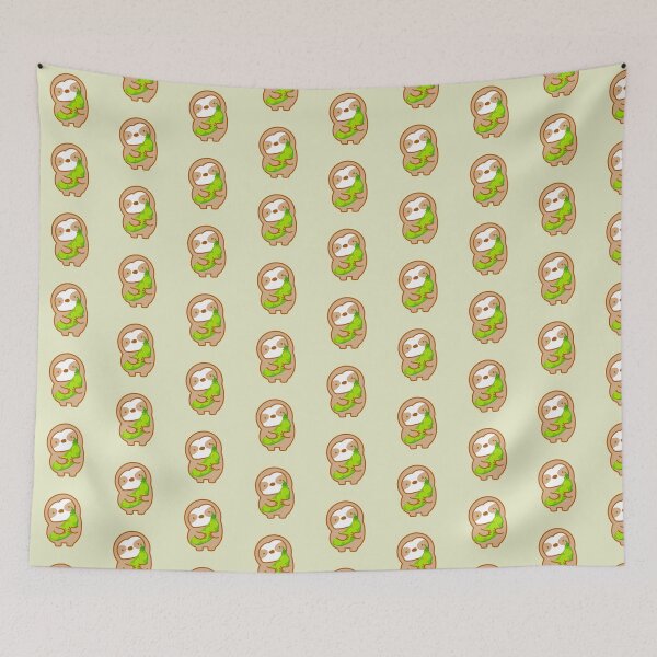 Item preview, Cute Green Peas Sloth  designed and sold by theslothinme.