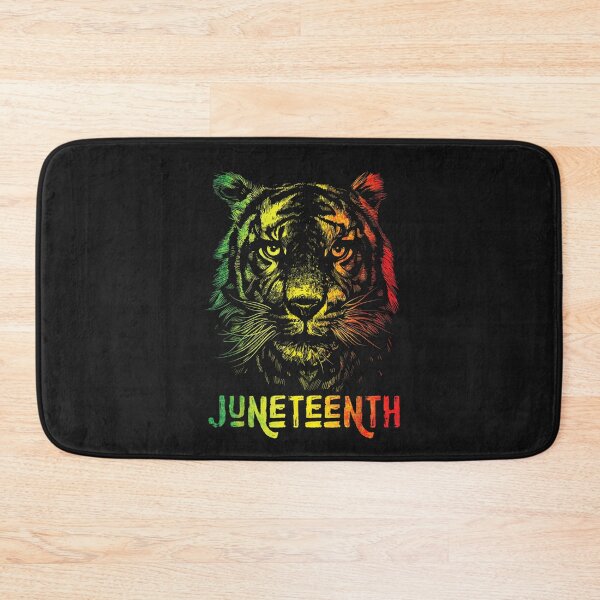 Item preview, Tiger Juneteenth Cool Black History African America Flag Tee T-Shirt designed and sold by Dieter-Marshall.