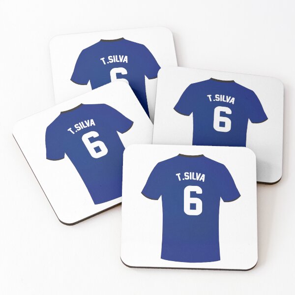 Item preview, Thiago Silva Jersey Stickers designed and sold by Piqu89.
