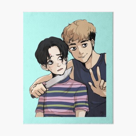 Killing Stalking Art Board Print for Sale by vs-art-shop