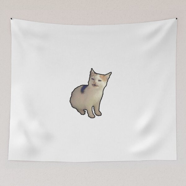 Item preview, why he cry from banana - sad cat meme designed and sold by CleverJane.