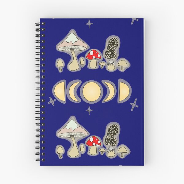 Item preview, Glowing mushrooms and the phases of the Moon designed and sold by RandiMullins.