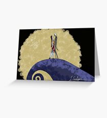 Jack & Sally Greeting Card