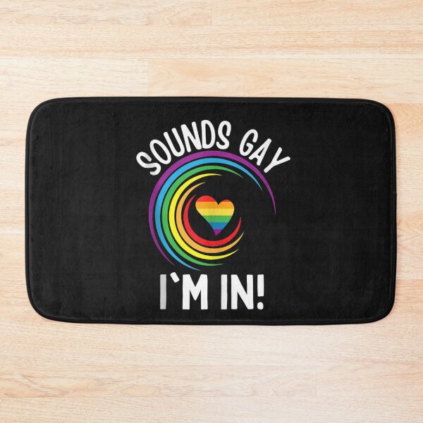 Item preview, Gay Pride Sounds Gay I'm In Men Women LGBT Rainbow T Shirt designed and sold by Dieter-Marshall.