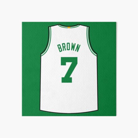 Jaylen Brown Jersey Art Board Print for Sale by designsheaven