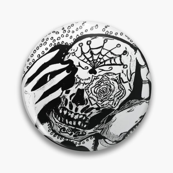 Item preview, Adorned Skull designed and sold by AnimeInkArt.