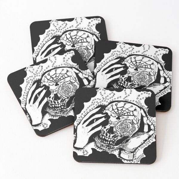 Item preview, Adorned Skull designed and sold by AnimeInkArt.
