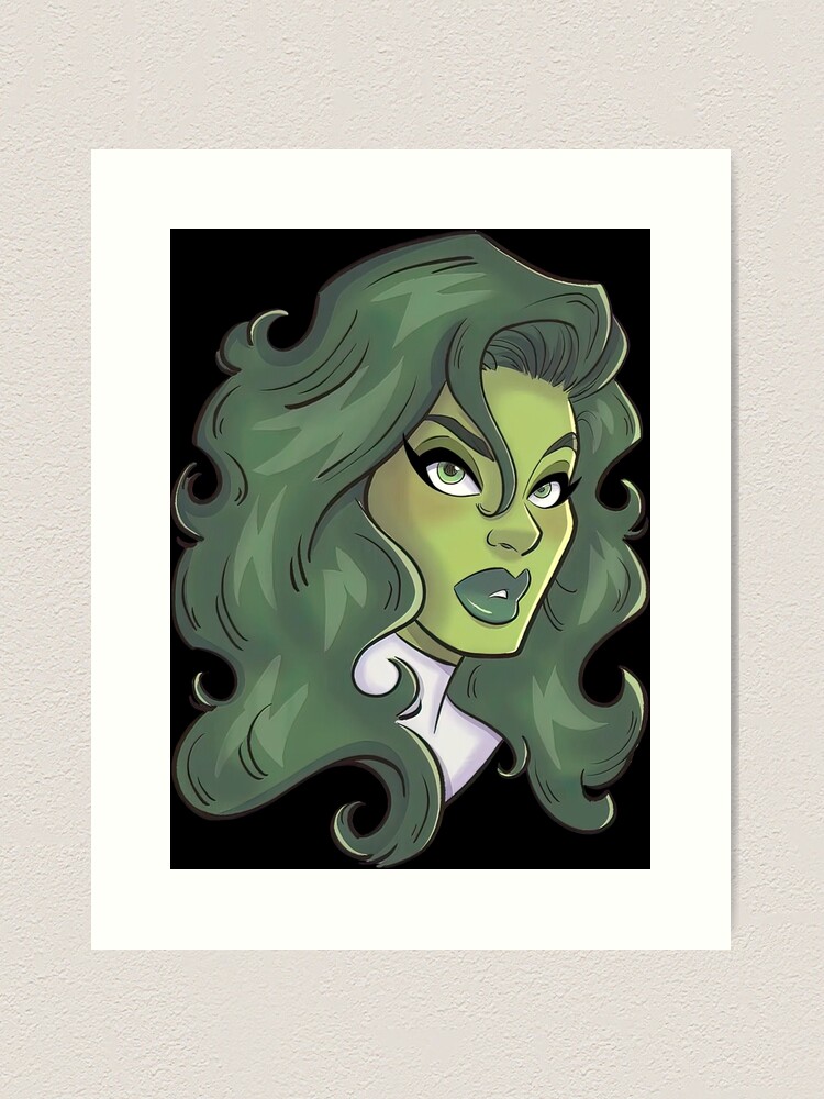 She-Hulk Sexy Girl Art Board Print for Sale by DonnellHoux