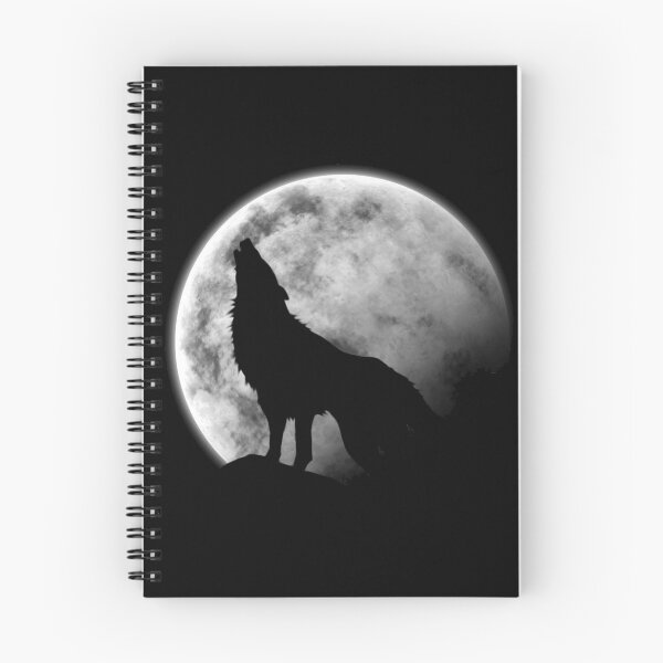 Aperçu de l'œuvre Wolf on the moon créée et vendue par DrTigrou.