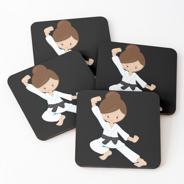 Item preview, Karate Girl Brown Hair designed and sold by DayanaLockman.