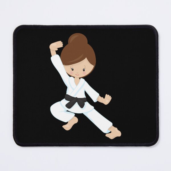 Item preview, Karate Girl Brown Hair designed and sold by DayanaLockman.