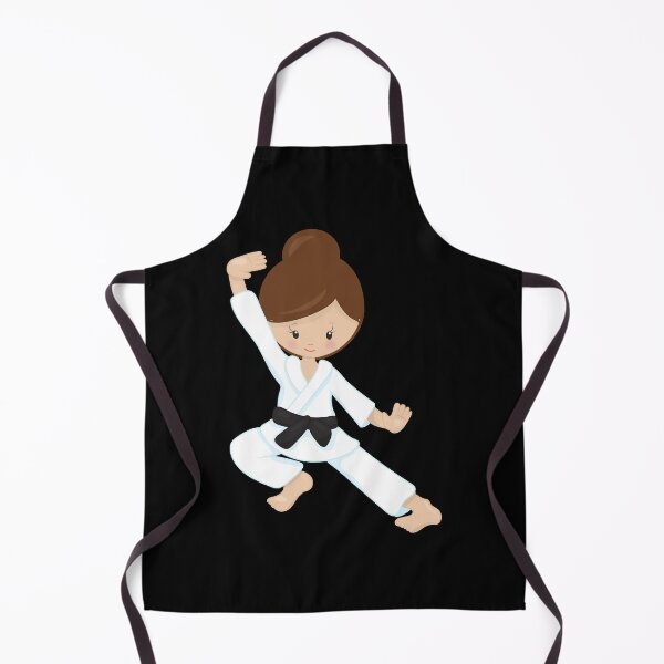 Item preview, Karate Girl Brown Hair designed and sold by DayanaLockman.