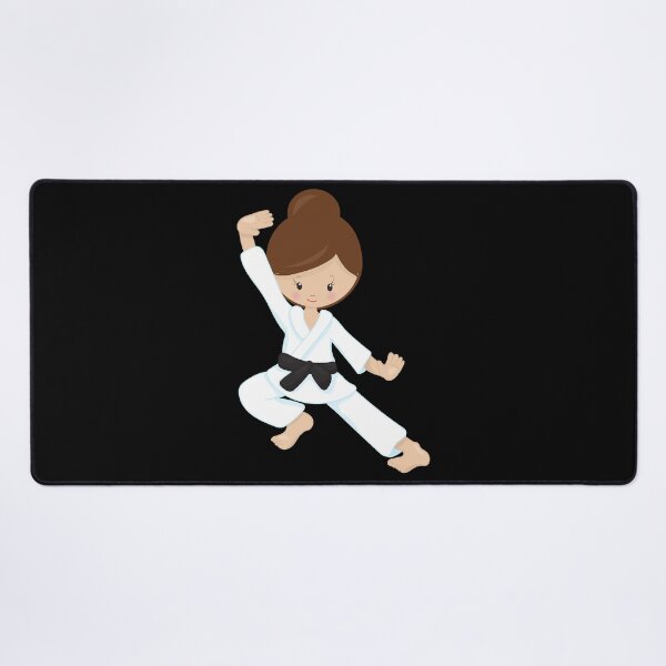 Item preview, Karate Girl Brown Hair designed and sold by DayanaLockman.
