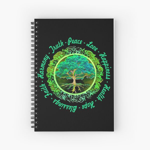 Positive Words Spiral Notebook