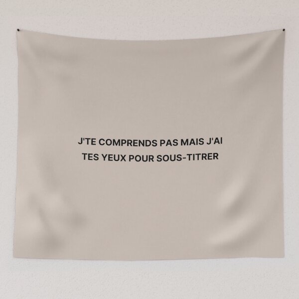 Item preview, I don_t understand you but I have your eyes as a subtitle - Nekfeu   designed and sold by TeeWorldB1986.